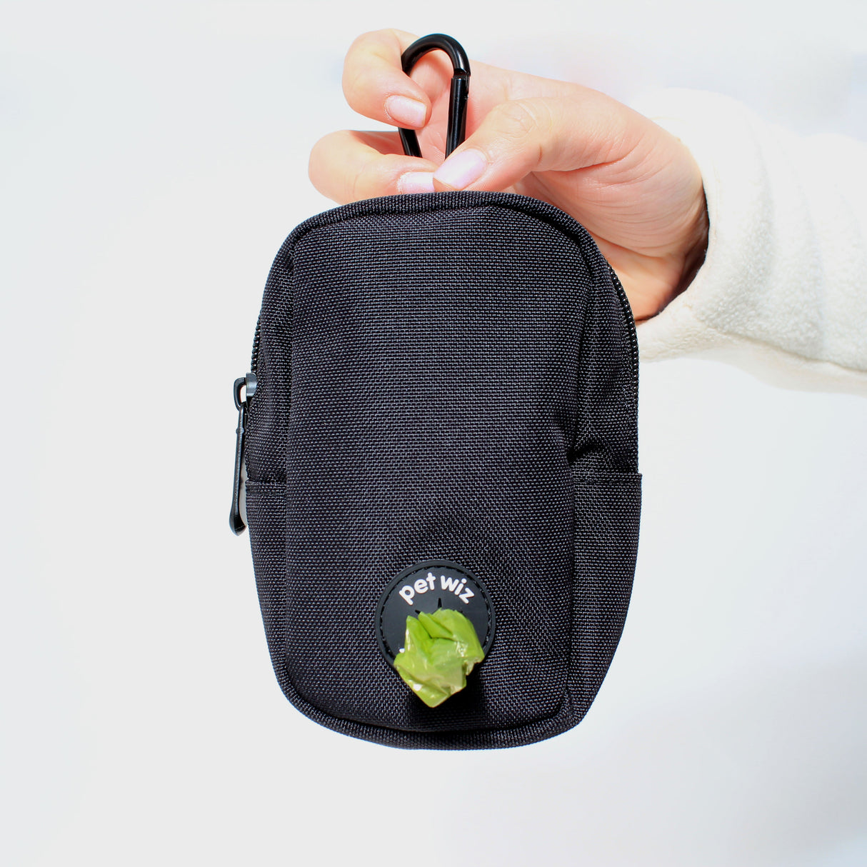 Treat Pouch & Poop Bag Dispenser - Includes Carabiner Clip  Pet Wiz