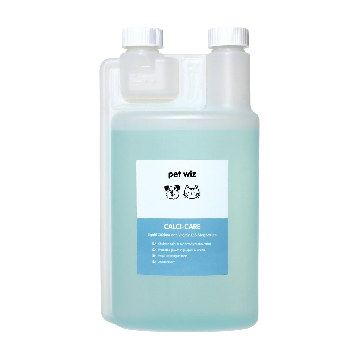 Calci-Care - Liquid Calcium with Vitamin D & Magnesium. Animals & Pet Supplies Pet Wiz 1000ml