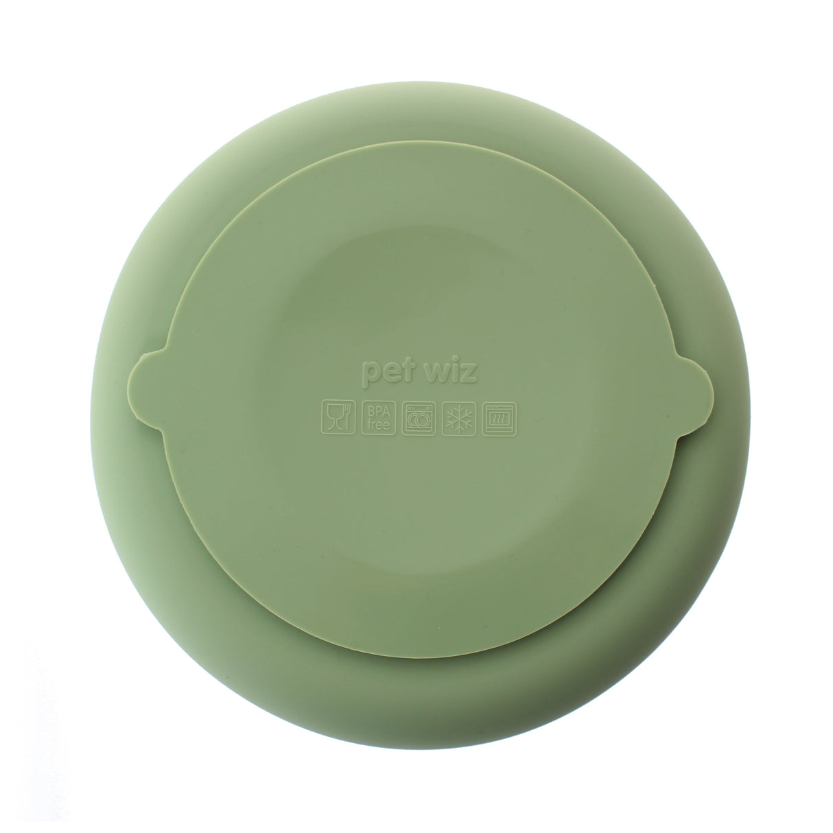 Silicone Slow Feeder Bowl With Suction Base Feeding Pet Wiz