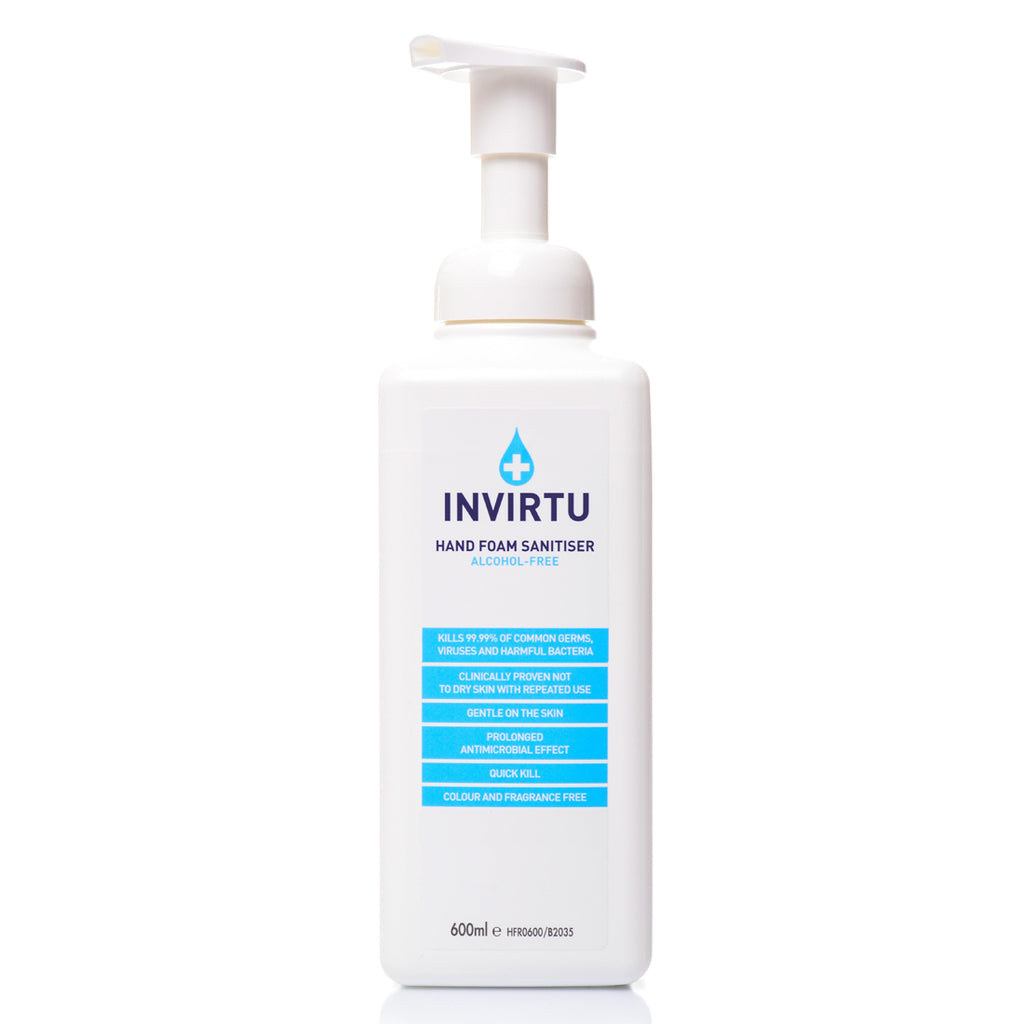 Invirtu Hand Foam Sanitiser Kills 99.99% of Bacteria & Viruses - Expires 07/23  Ana Wiz   
