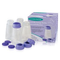Lansinoh Milk Storage Bottles Case of 12 Breast Feeding Ana Wiz   