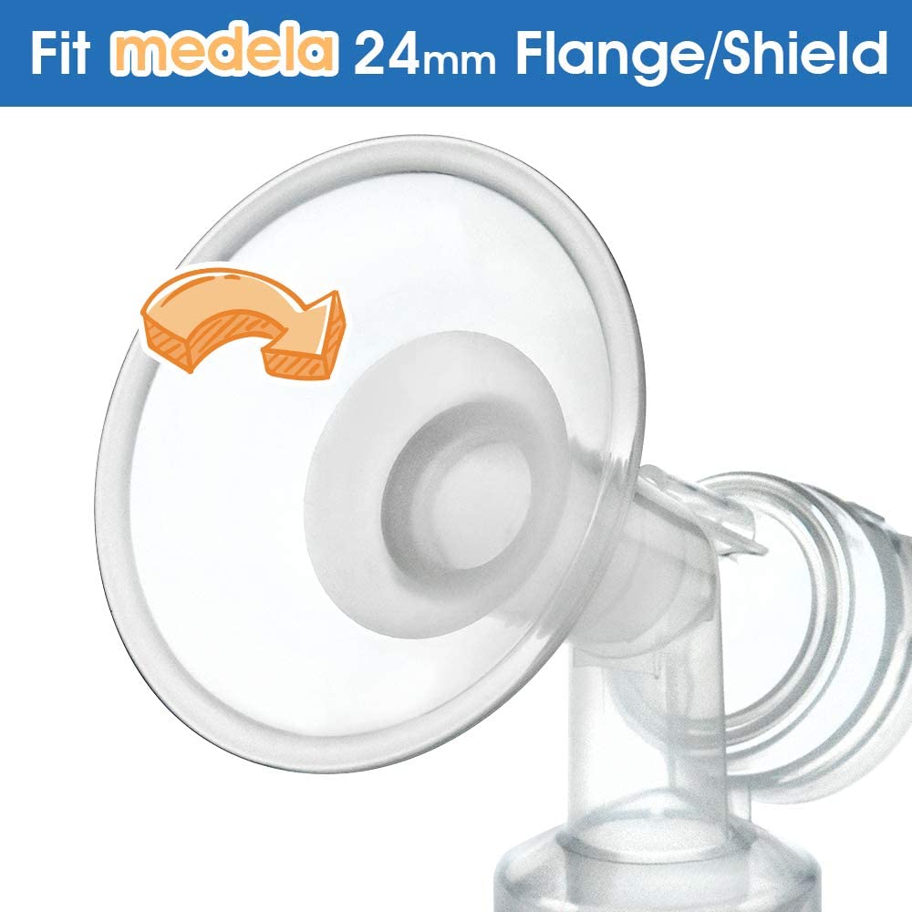 Maymom Flange Inserts 19 mm for Medela and Spectra 24 mm Shields/Flanges Breast Pump Accessories Maymom   