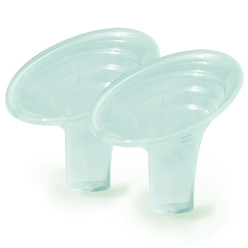 Angled Breast Pump Flanges - Medium: 24mm-27mm Shields & Inserts Pumpin' Pal