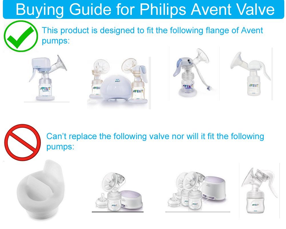 Valves for Philips AVENT ISIS Breast Pumps (Pack of 4) Valves & Membranes Maymom