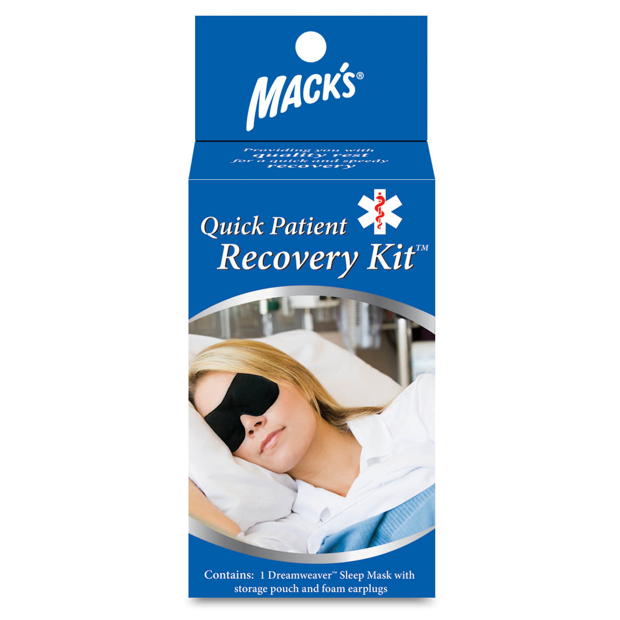 Rapid Recovery Kit for Patients Earplugs Mack's