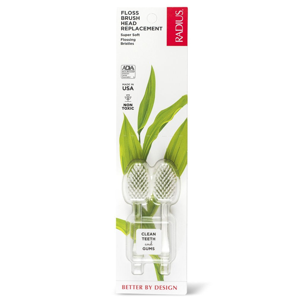 Brush Head Replacements (2 Pack) Toothbrush RADIUS