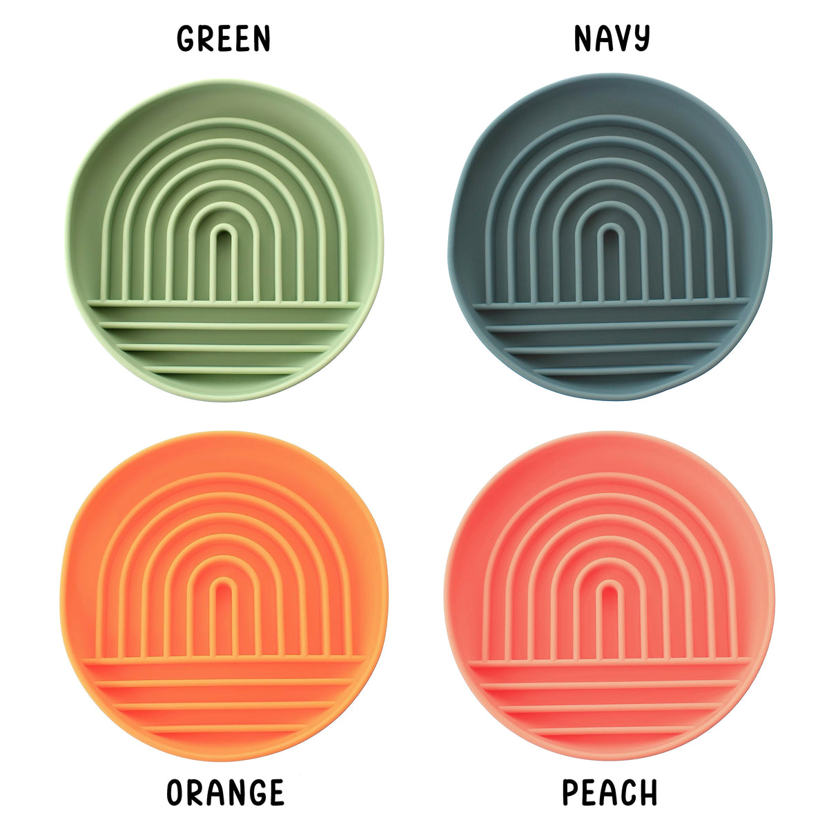 Silicone Slow Feeder Bowl With Suction Base Feeding Pet Wiz