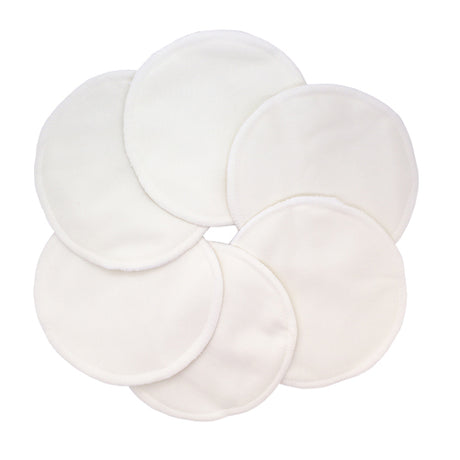 Washable Natural Bamboo Breast Pads Breast Feeding Ana Wiz Natural Pack of 4