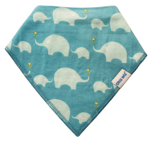 Baby Bandana Bibs (Pack of 5) Baby Bandana Bibs Ana Wiz Blue