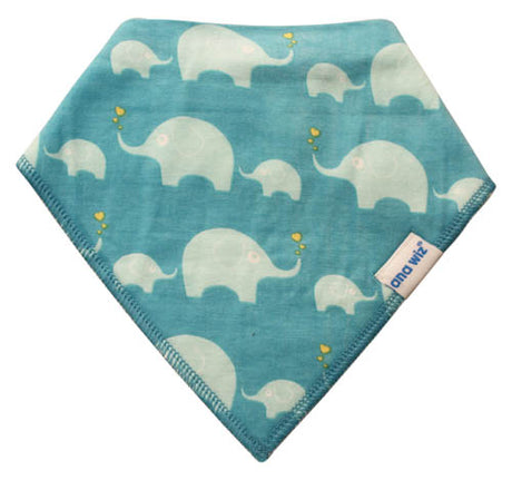 Baby Bandana Bibs (Pack of 5) Baby Bandana Bibs Ana Wiz Blue