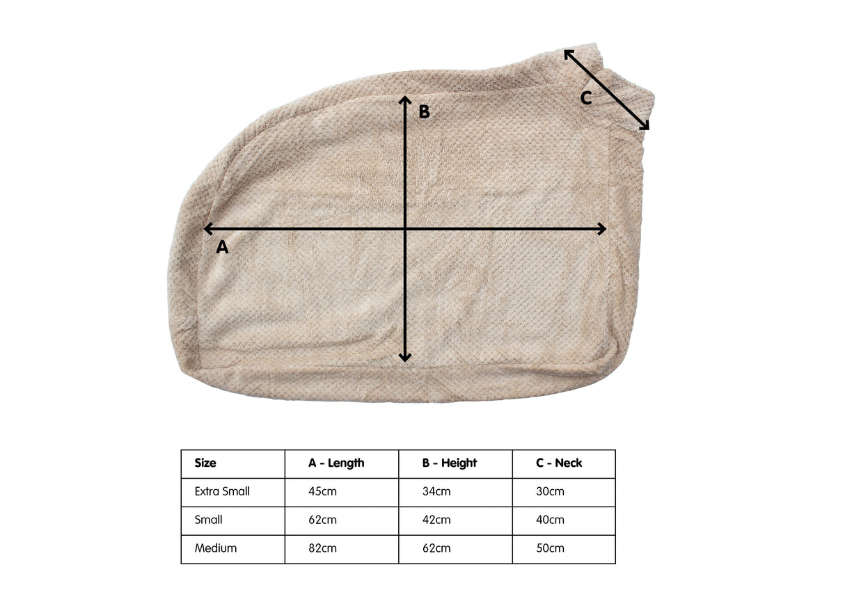 Premium Microfibre Dog Drying Bag | Super Absorbent & Fast Drying Bathrobe Towel Dog Apparel Pet Wiz