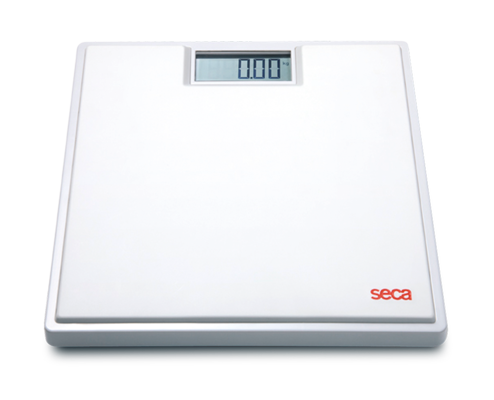 803 - Digital flat scale with high-quality two-component rubber surface Medical Scales Seca White