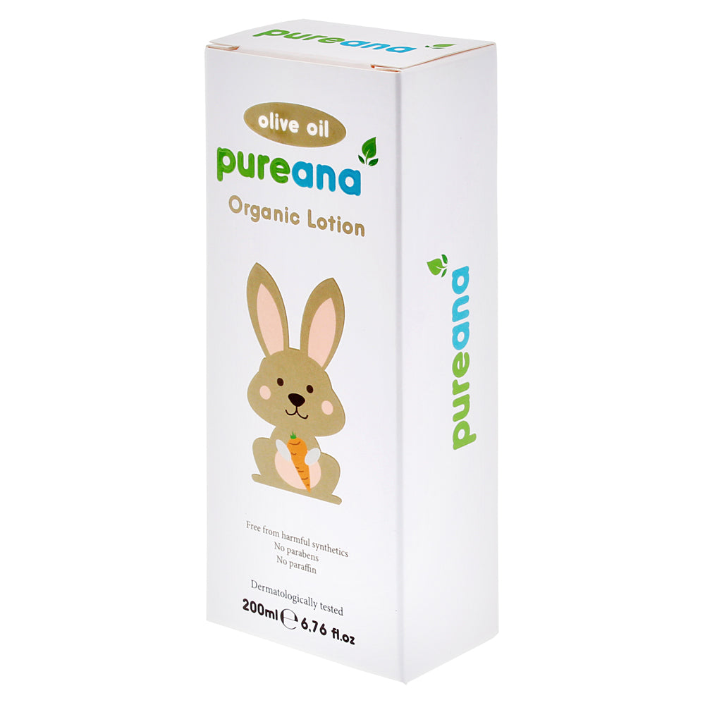 Organic Lotion Olive Oil 200ml Baby Health Pureana