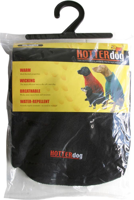 Dog Fleece / Jumper  HOTTERdog Black Small