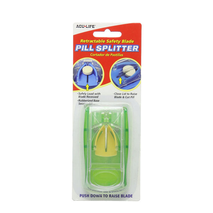 Retractable Safety Blade Pill Splitter Pill Splitter ACU-LIFE