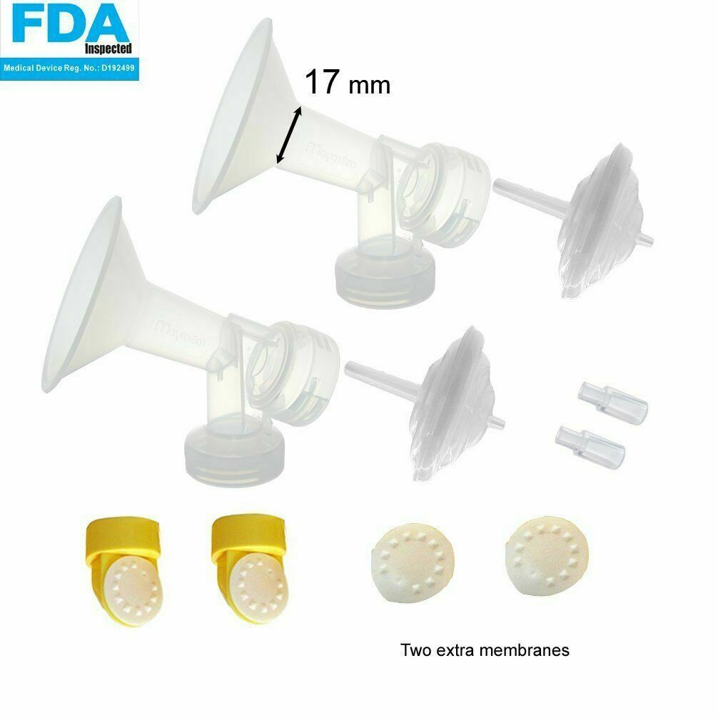 Breast Shield Set and Accessories for Medela Freestyle Breast Pump Pump Kits & Sets Maymom 17mm