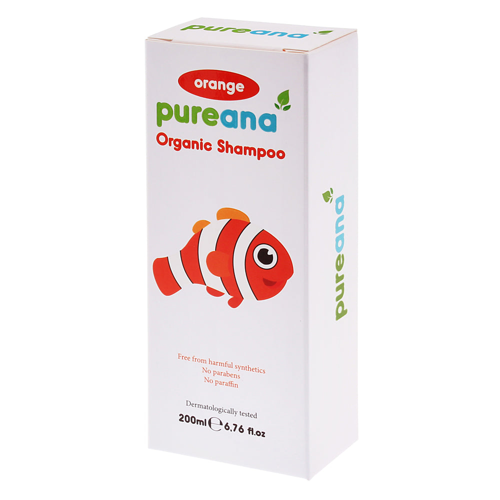 Organic Shampoo Orange 200ml Baby Health Pureana