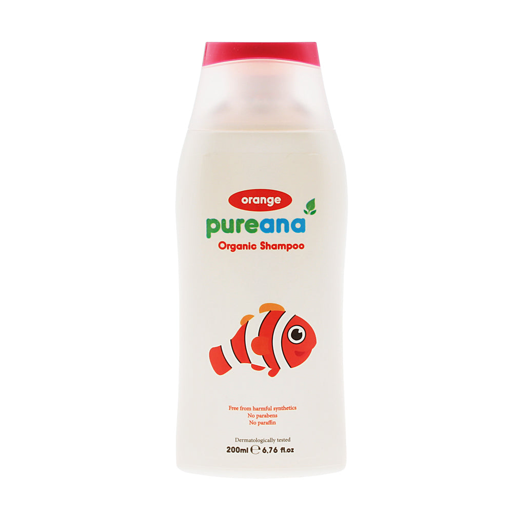 Organic Shampoo Orange 200ml Baby Health Pureana