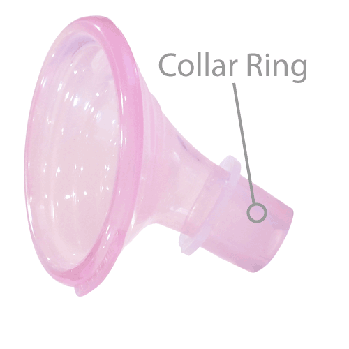Angled Breast Pump Flanges - Small: 19mm-23mm Shields & Inserts Pumpin' Pal