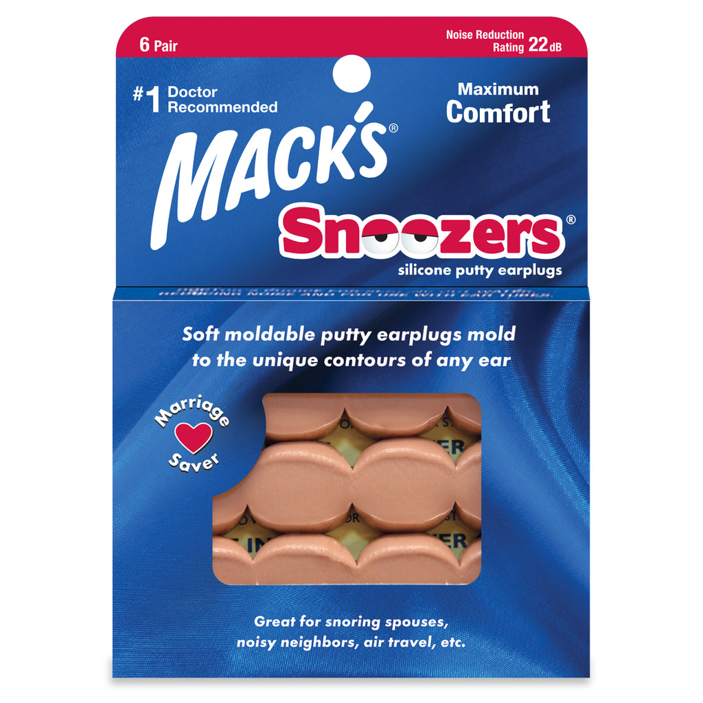 Mack's - Snoozers Silicone Putty Earplugs Earplugs Mack's   