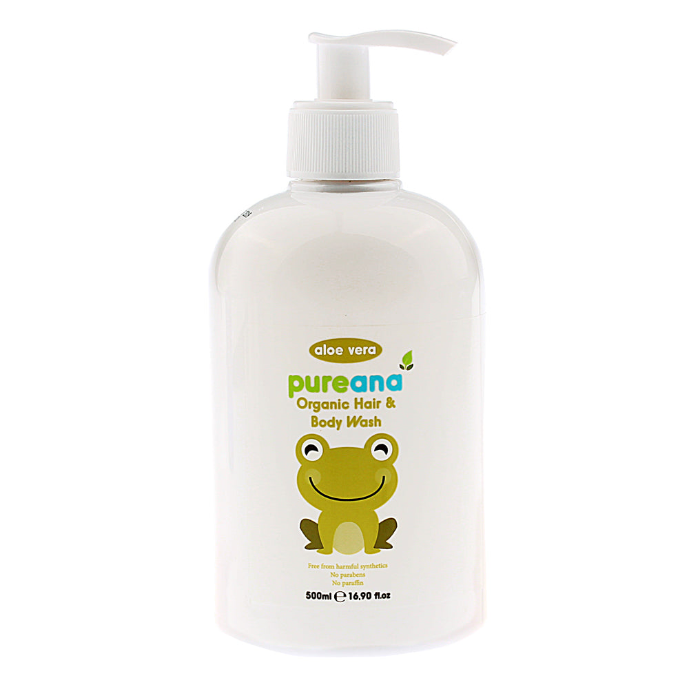 Organic Hair and Body Wash 500ml Baby Health Pureana