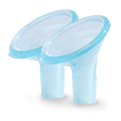 Angled Breast Pump Flanges - Extra Small: 14mm-18mm Shields & Inserts Pumpin' Pal