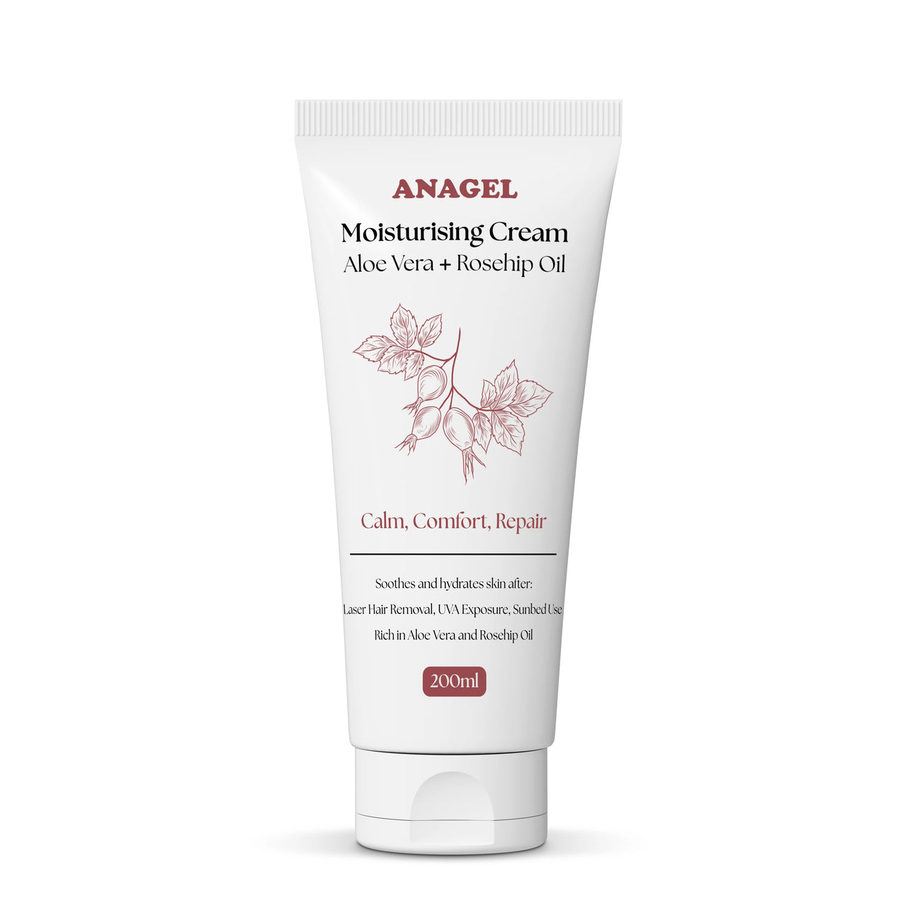 Aloe Vera & Rosehip Moisturising Cream (200ml) ANAGEL