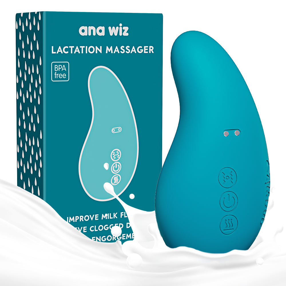 Breastfeeding Massager to Stimulate Milk Flow & Relieve Clogged Ducts  Ana Wiz   