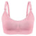 Soft & Comfortable Wireless Nursing Bra with Easy Open Clips Breast Feeding Accessories Ana Wiz Small Pink