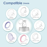 Wide Neck Pump Parts (2pc) – Compatible with Spectra S1/S2 Shields & Inserts Maymom