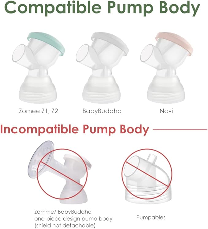 MyFit Shield & Converter (2pc) – Zomee Body, NCVI & Baby Buddha Compatible Shields & Inserts Maymom