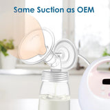 Wide Neck Pump Parts (2pc) – Compatible with Spectra S1/S2 Shields & Inserts Maymom