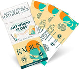 Anywhere Floss Dental Floss RADIUS Natural Silk 1 Pack 