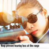 Maximum Protection Soft Foam Shooting Ear Plugs, 50 Pair - 33 dB Highest NRR – Comfortable Earplugs for Hunting, Tactical, Target, Skeet and Trap Shooting | Made in USA Earplugs Mack's