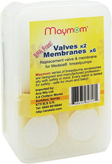 Valves × 2 and Membranes × 6 Replacement for Medela Breastpumps Valves & Membranes Maymom