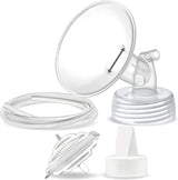 Pump Parts 1x Flange (19mm) 1 Valve 1 Tubing 1 Backflow Protector Compatible with Spectra Breast Pump Accessories Maymom   