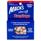 High Performance Ultra Soft Foam Earplugs Earplugs Mack's 10 Pairs