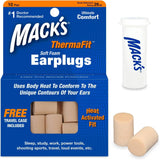 ThermaFit Soft Foam Ear Plugs Earplugs Mack's 10 Pairs  