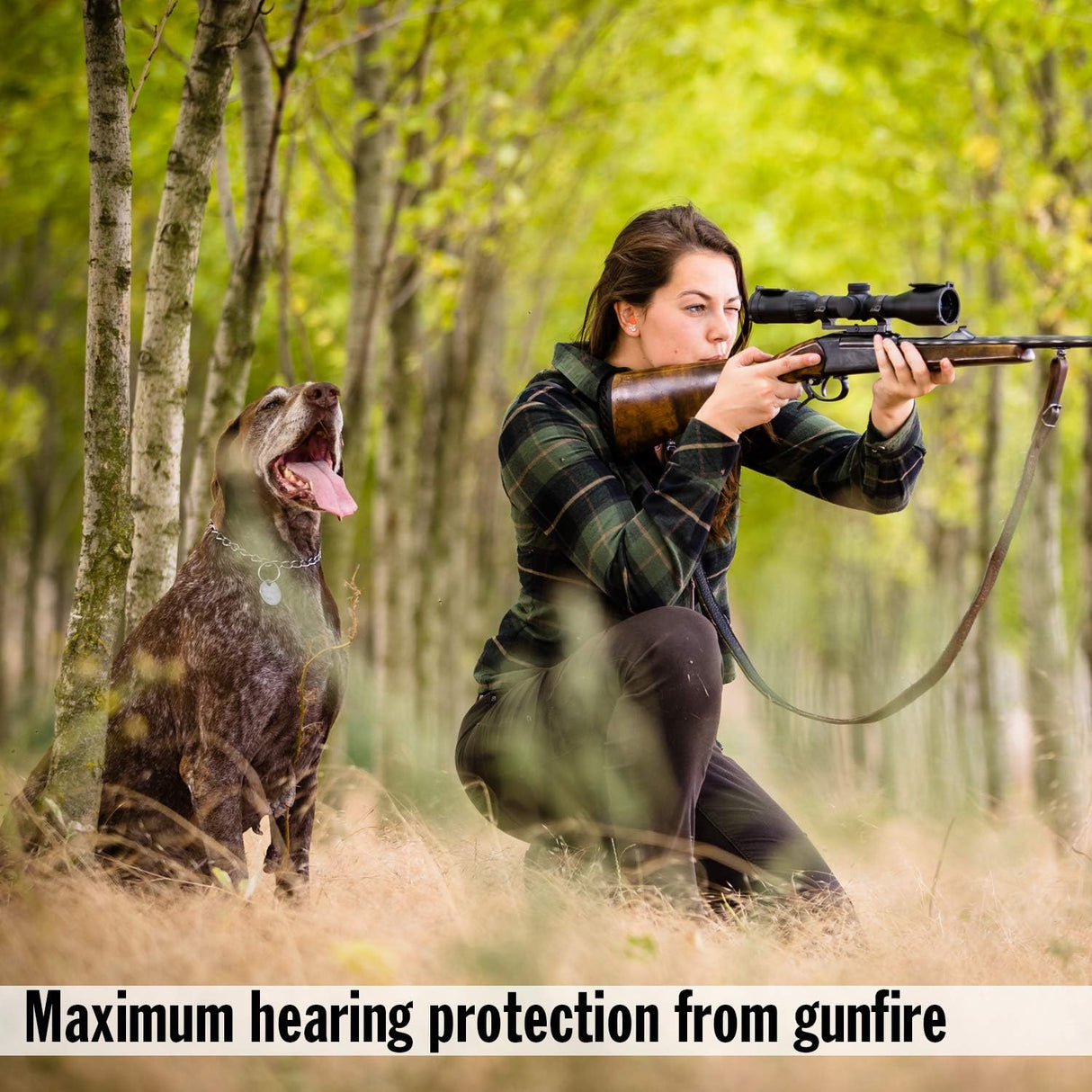 Maximum Protection Soft Foam Shooting Ear Plugs, 50 Pair - 33 dB Highest NRR – Comfortable Earplugs for Hunting, Tactical, Target, Skeet and Trap Shooting | Made in USA Earplugs Mack's