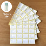 Premium Glass Breastmilk Storage Bottles, Pack of Four, 180ml  Ana Baby Pack of Four + 96 Label Stickers  