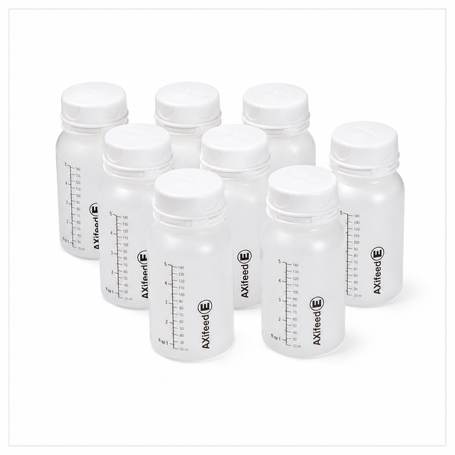 EBM EBreast Milk Storage Bottles, 140 ml - Multipack Milk Storage AXifeed