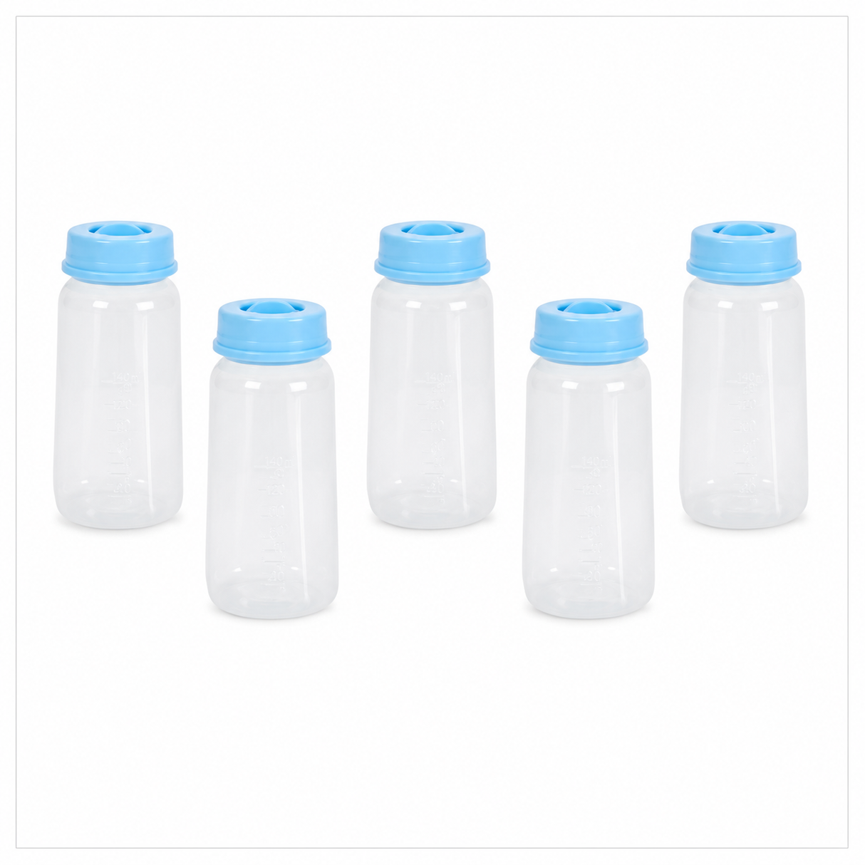 Narrow Neck Milk Storage Bottles (Pack of 5) Milk Storage Spectra
