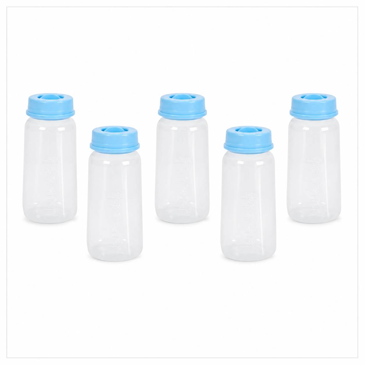 Narrow Neck Milk Storage Bottles (Pack of 5) Milk Storage Spectra