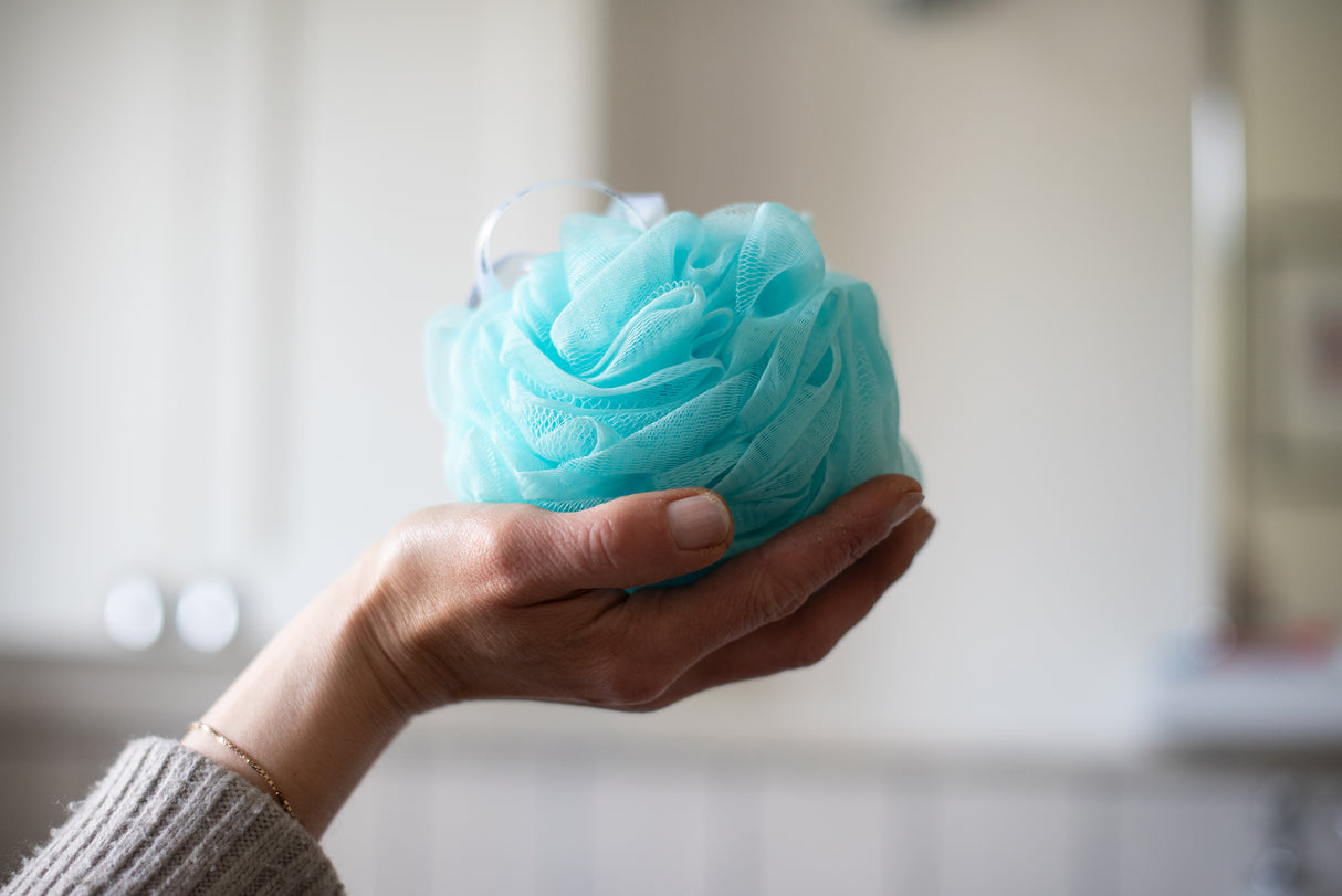 Super Soft Large Exfoliating Puffs made from Recycled Materials Ana Wiz