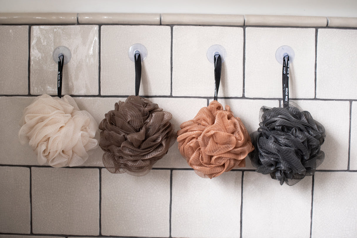 Super Soft Large Exfoliating Puffs made from Recycled Materials Ana Wiz