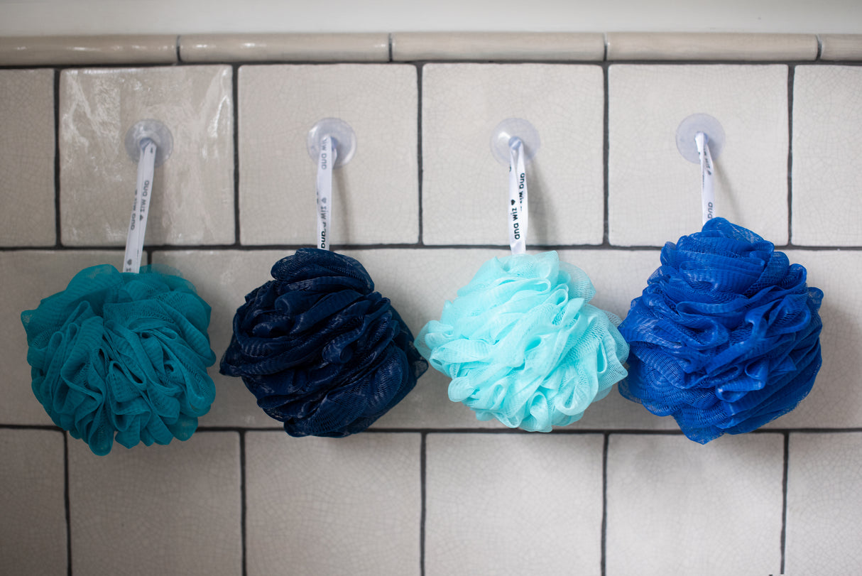 Super Soft Large Exfoliating Puffs made from Recycled Materials Ana Wiz