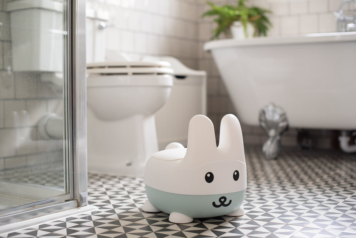 Bunny Training Potty with Back Rest, Removable Bowl & Lid Potty Training Ana Baby   