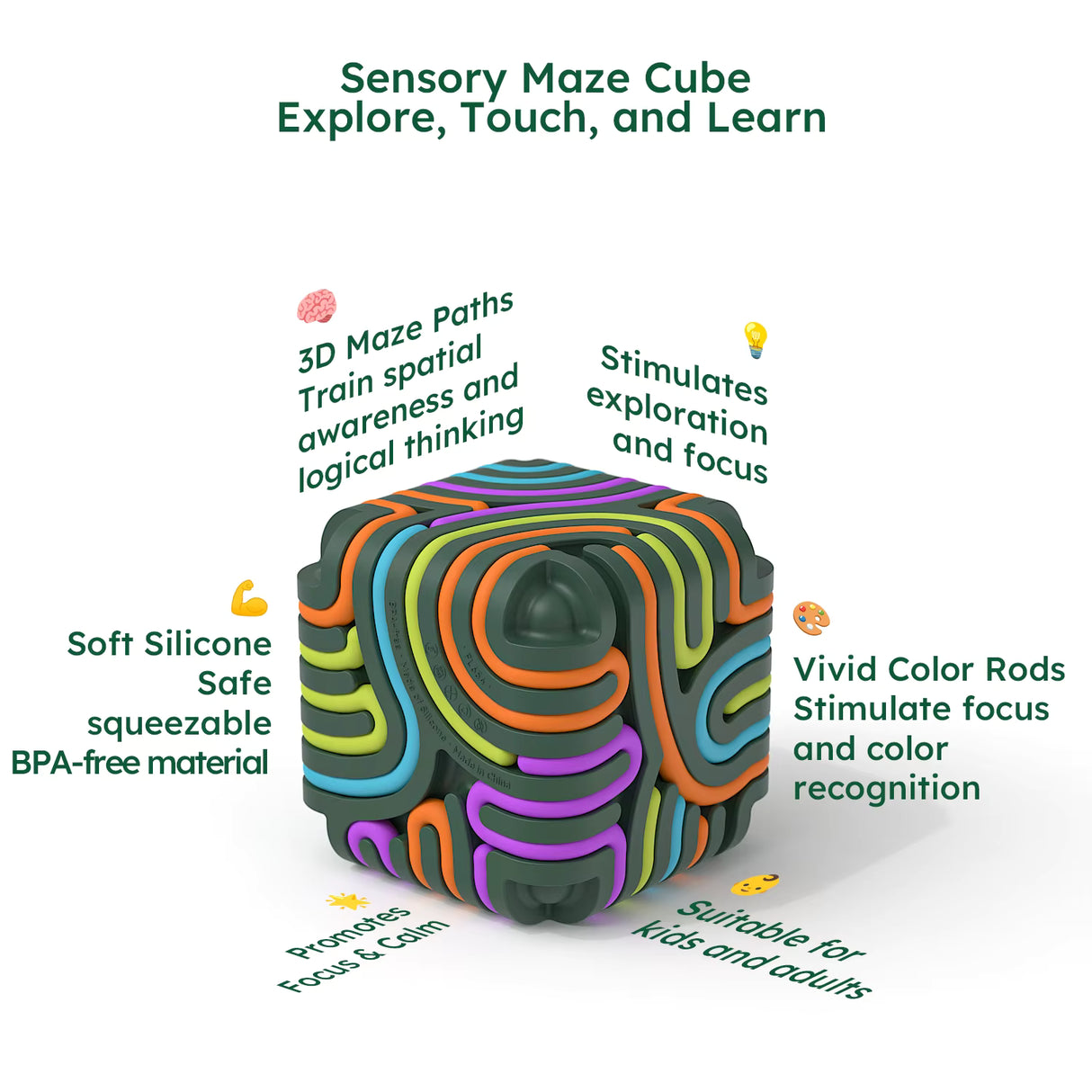 3D Sensory Activity Cube Neuro Wiz