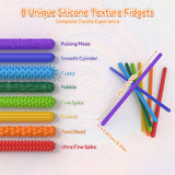 Sensory Fidget Sticks (8-Pack) Neuro Wiz