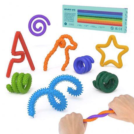 Sensory Fidget Sticks (8-Pack) Neuro Wiz